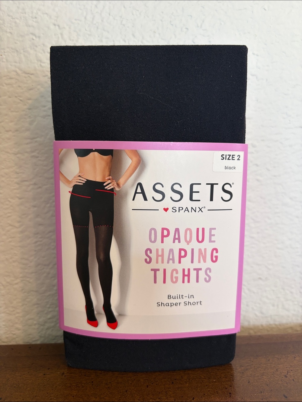 Assets by Spanx Opaque Shaping Tights Size 2 NWT